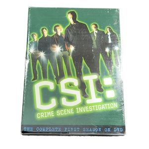CSI Complete First Season DVD Box Set 5 DVD TV Show Drama Crime Seal NEW